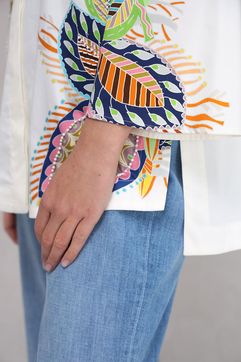 Блуза Marc Cain с цветочным принтом