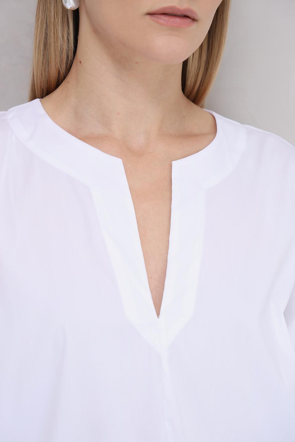 Блуза Marc Cain с кружевом белый