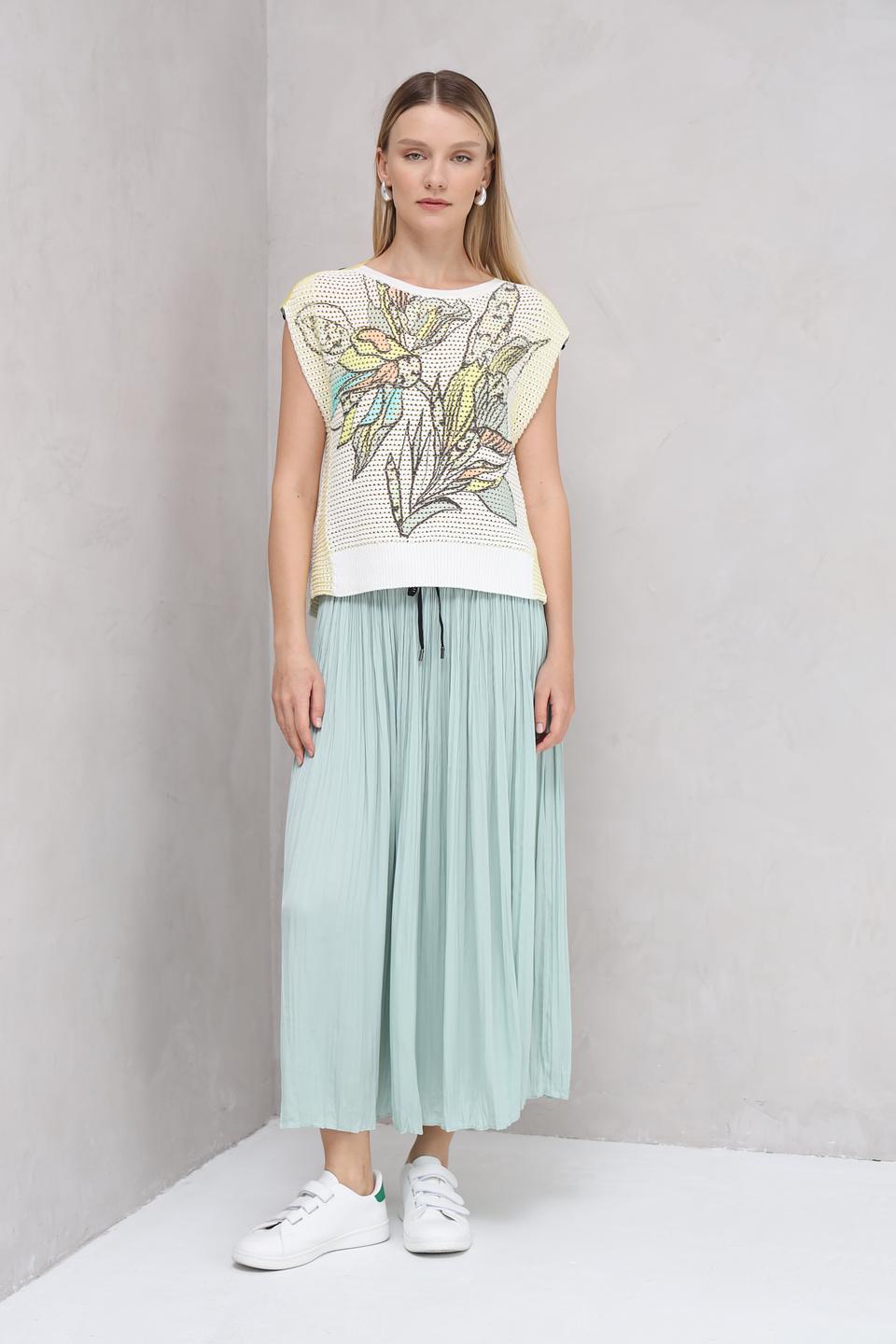 Топ Marc Cain с цветочным принтом