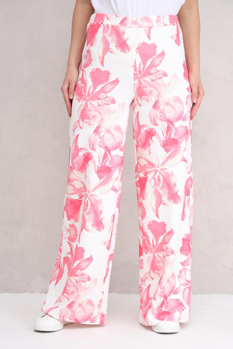 Брюки клёш Monari с цветочным принтом