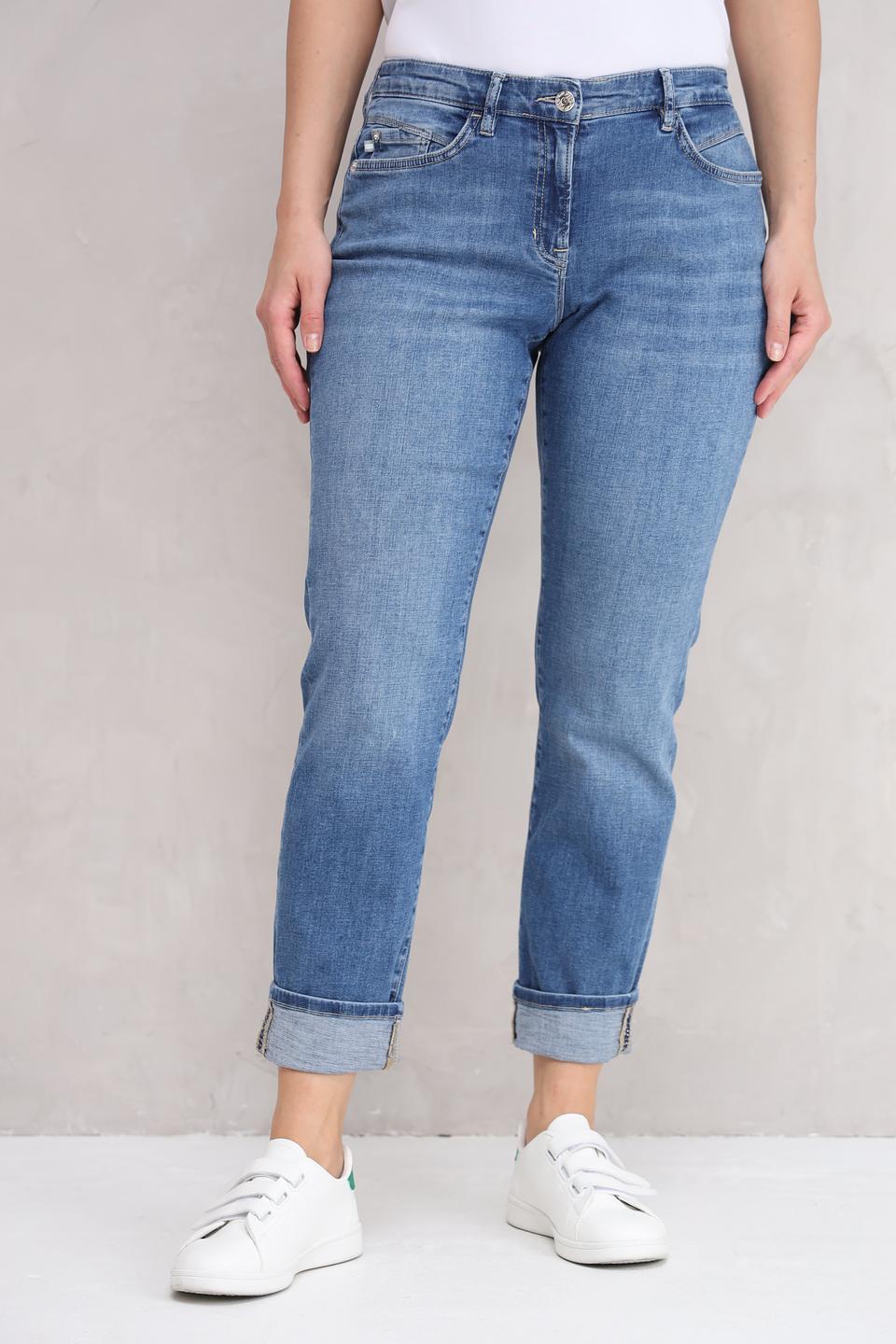 Джинсы Ppep. укороченные голубые