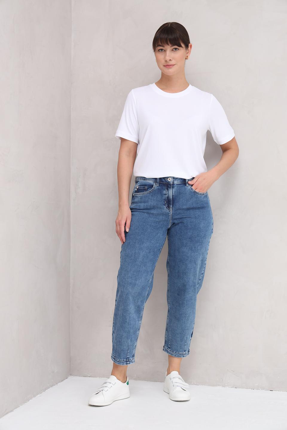 Джинсы Ppep. mom fit голубые