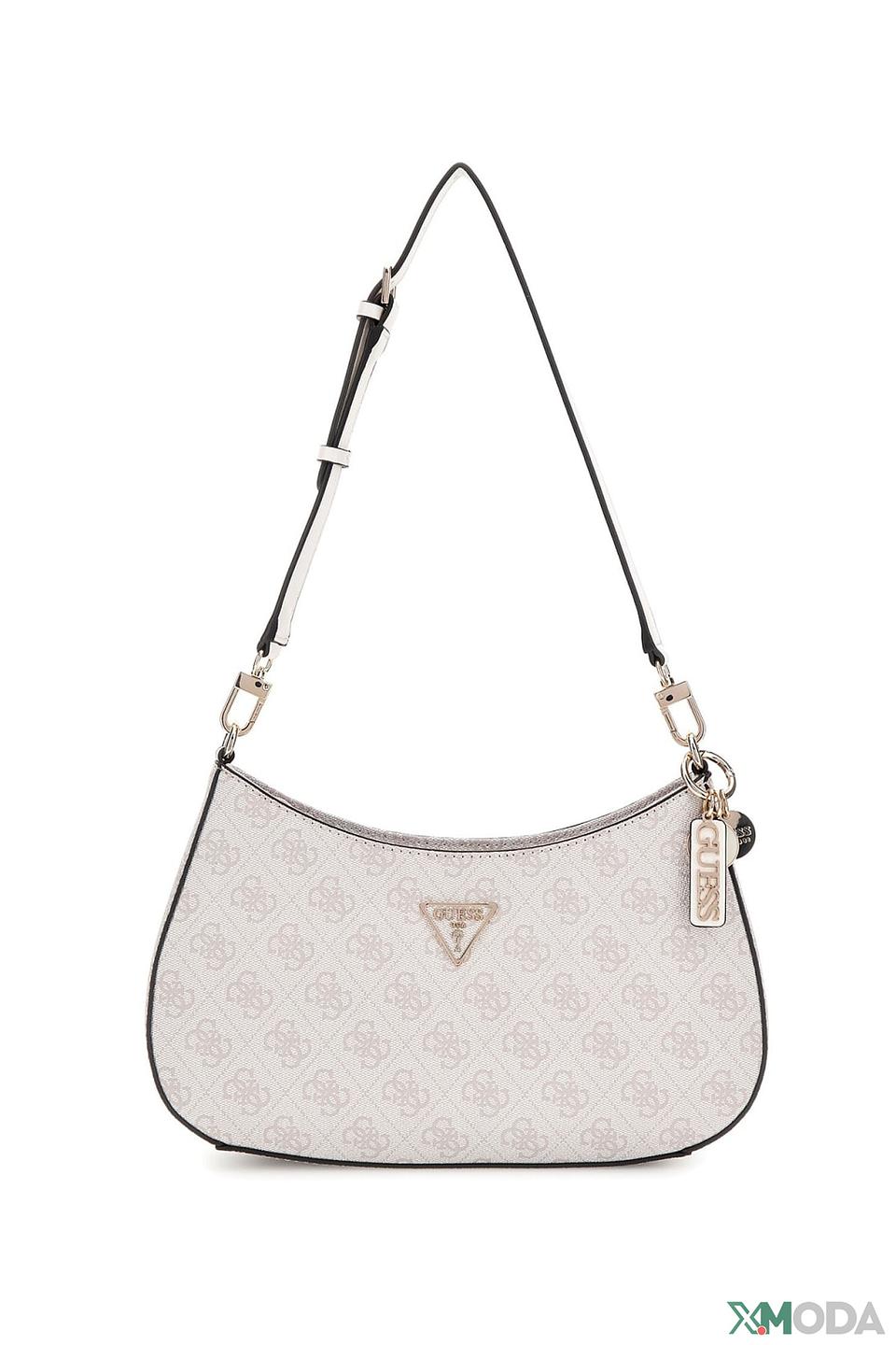 Сумка Guess жен. с логотипом белая