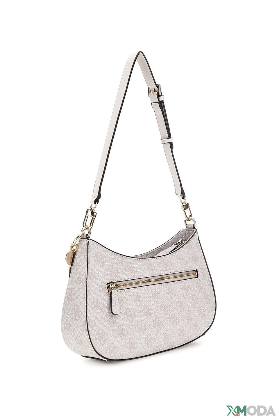 Сумка Guess жен. с логотипом белая