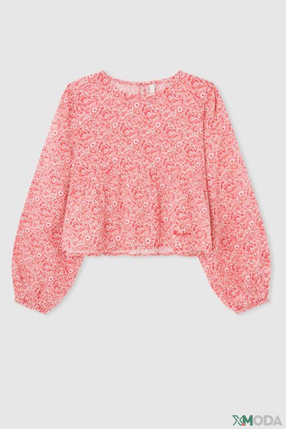 Блуза Pepe Jeans London с цветочным принтом