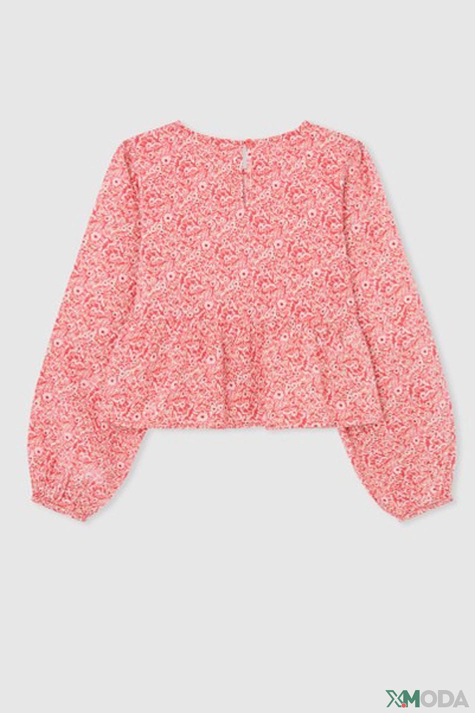 Блуза Pepe Jeans London с цветочным принтом