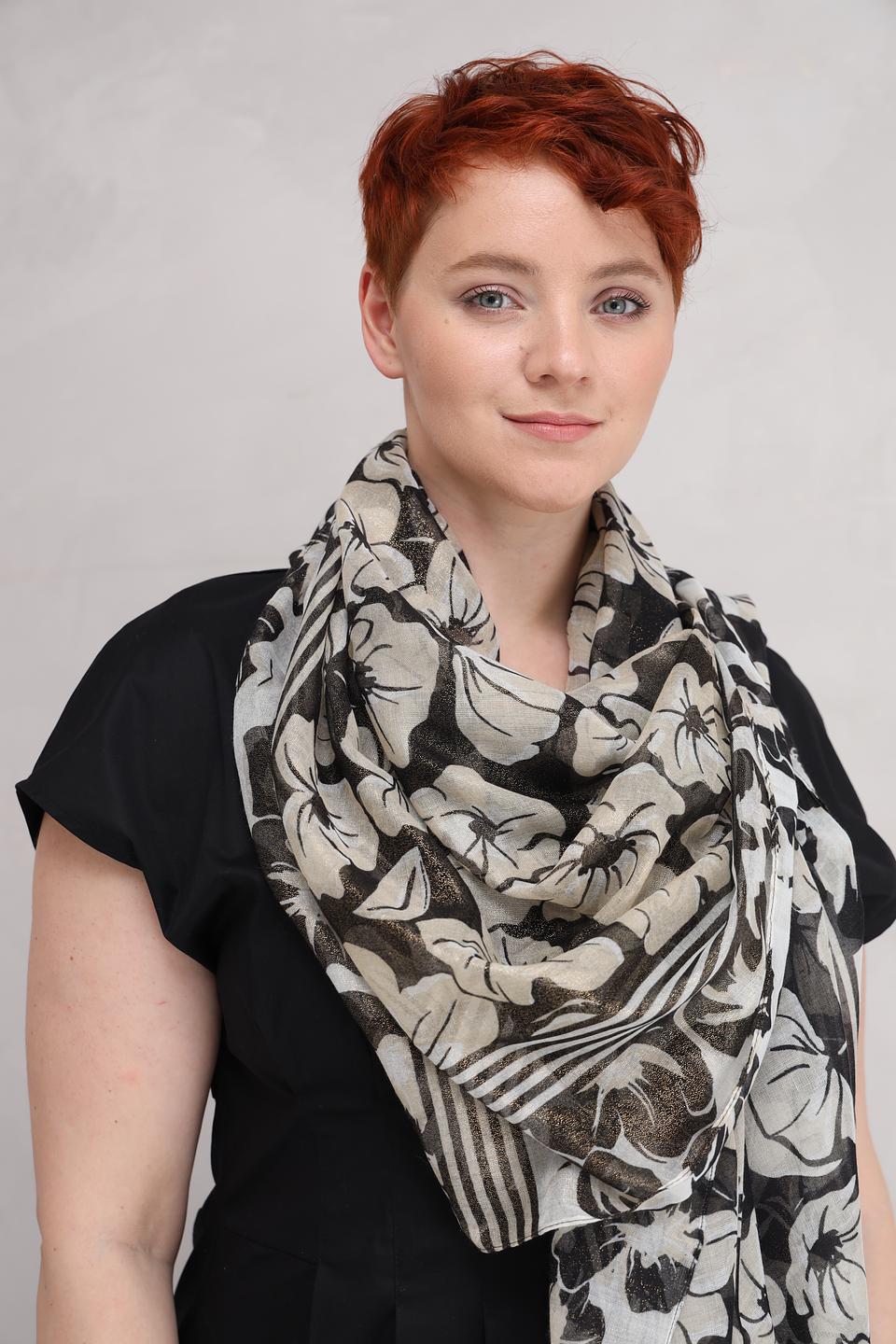 Шарф Gerry Weber с цветочным принтом