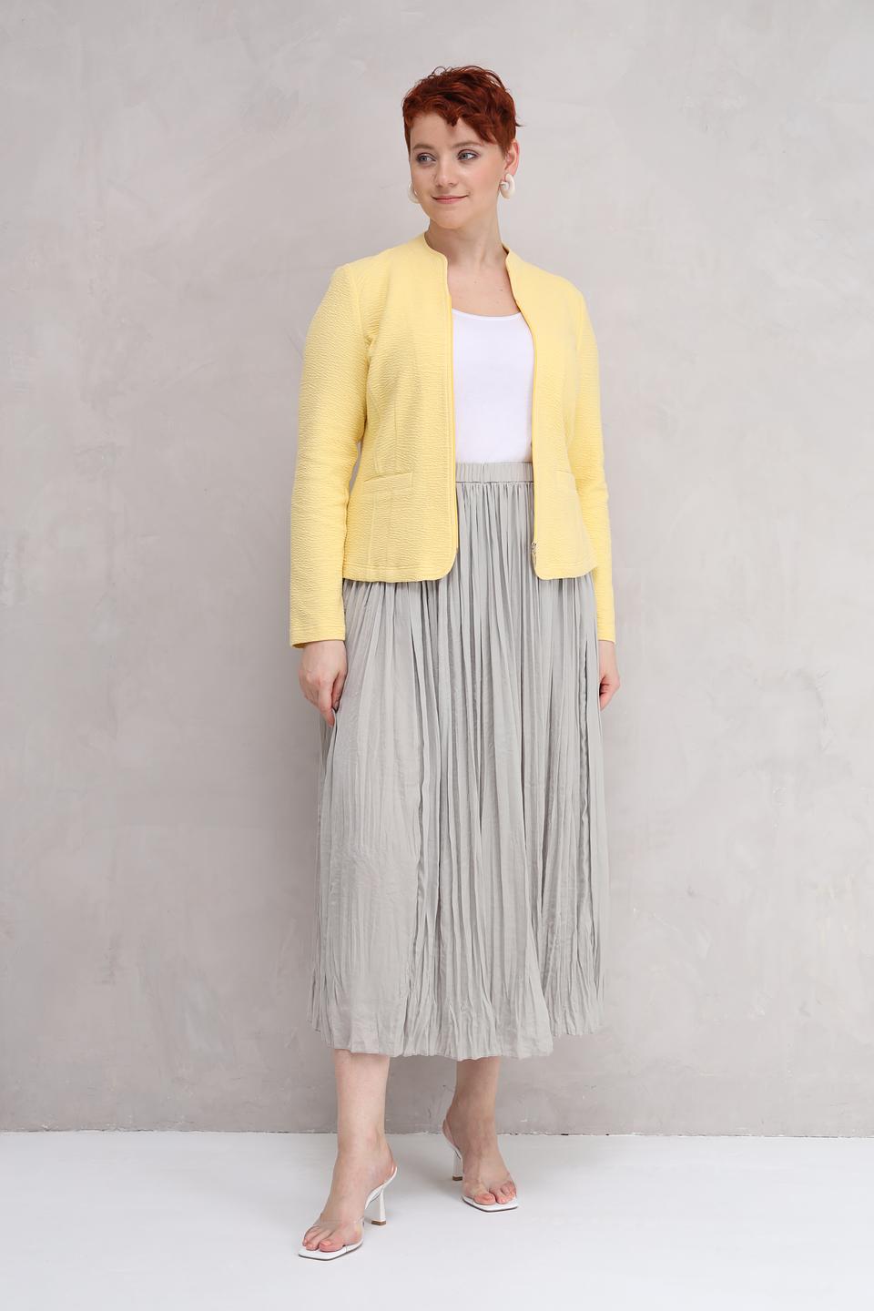 Жакет Frank Walder текстурный жёлтый