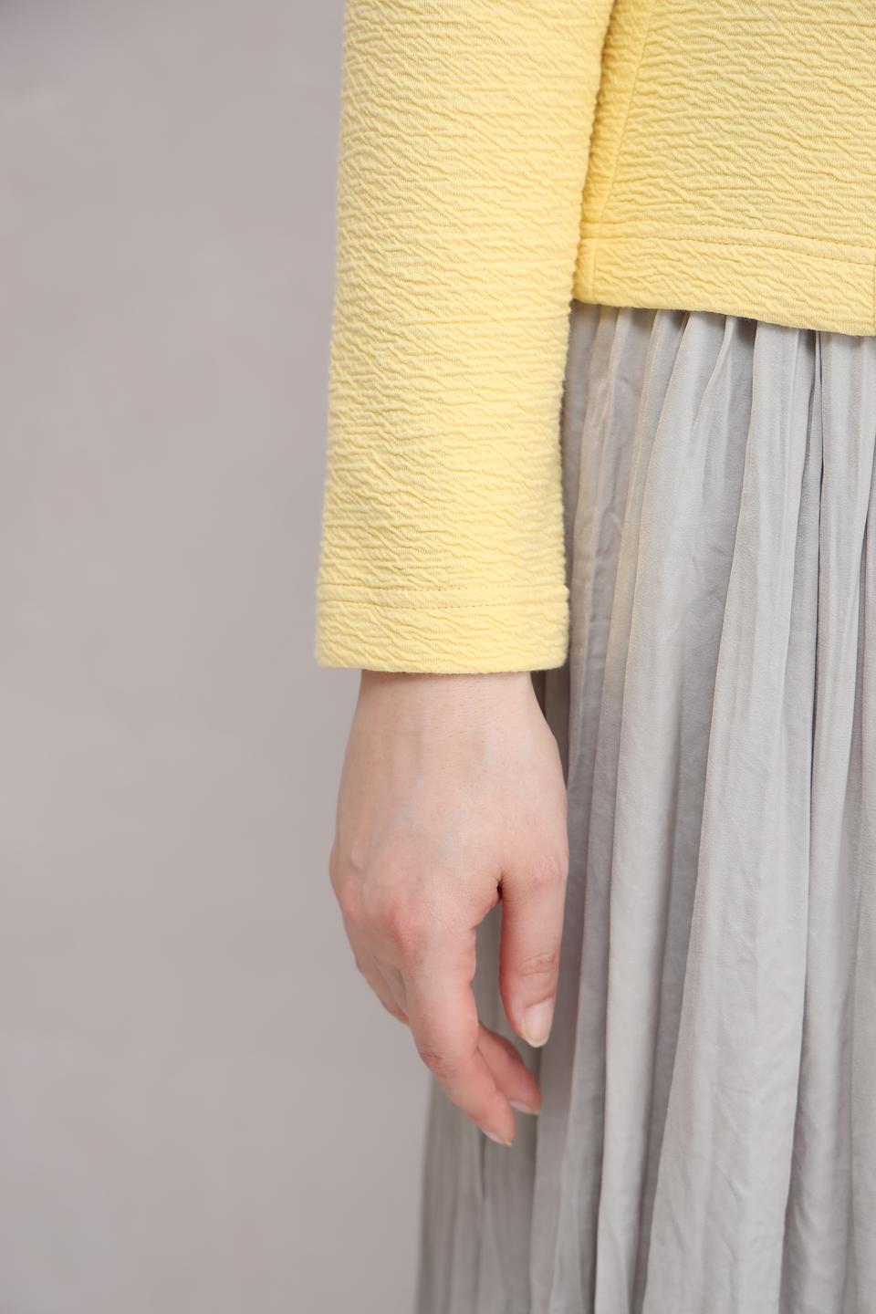 Жакет Frank Walder текстурный жёлтый