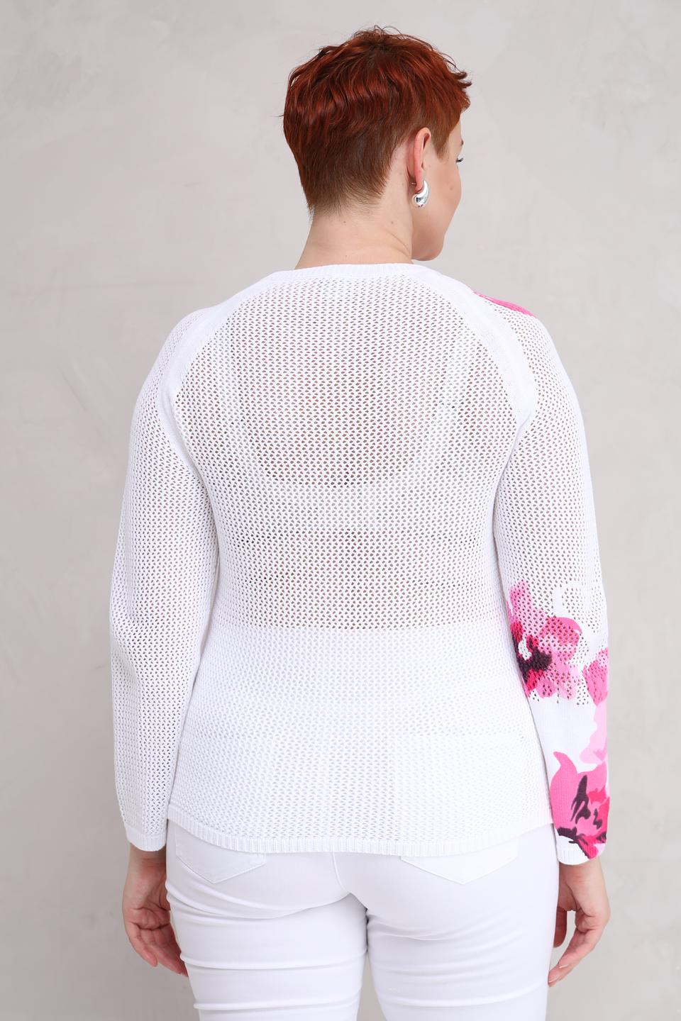 Пуловер Rabe collection с цветами