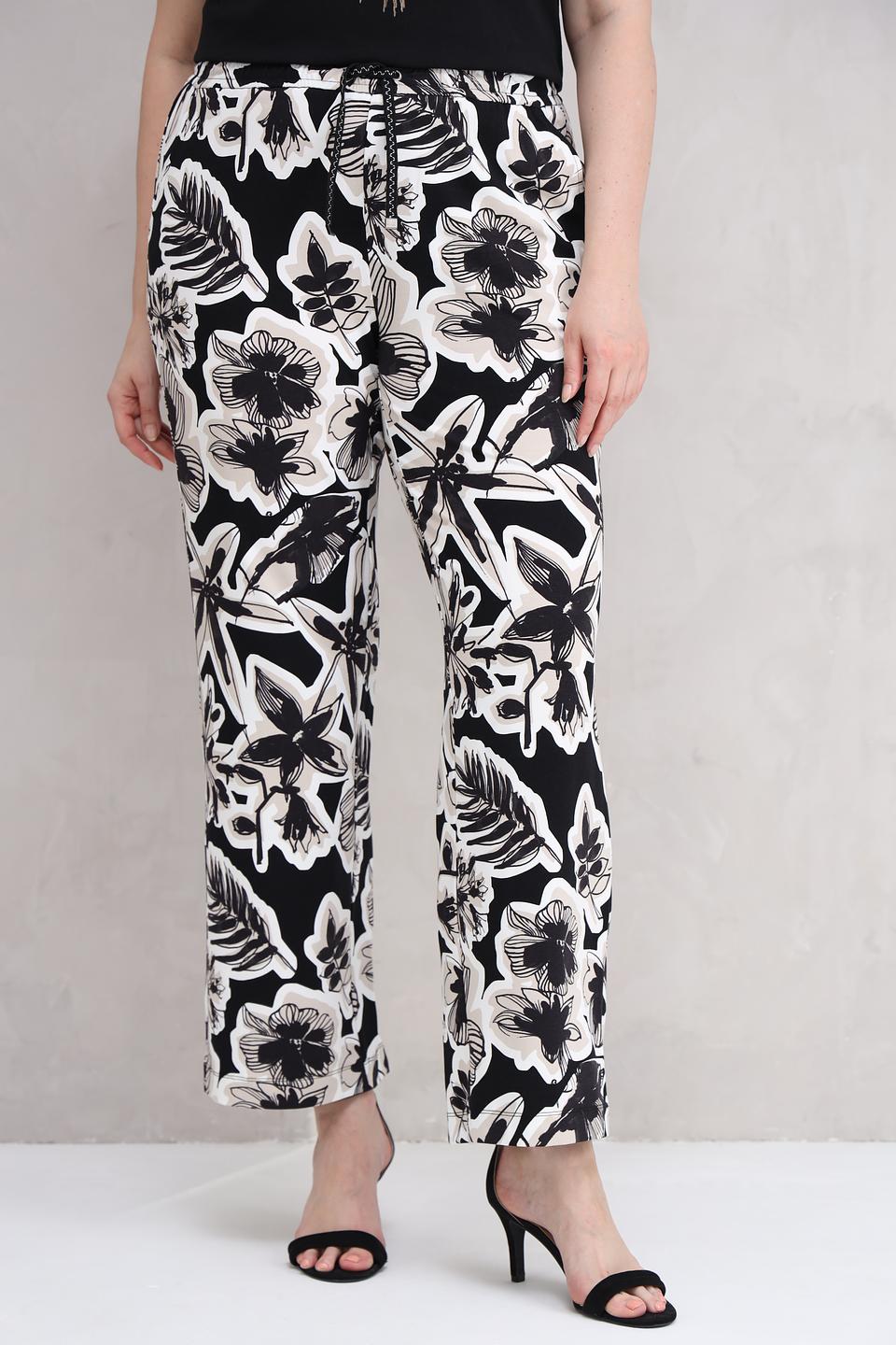 Брюки Lecomte с цветочным принтом