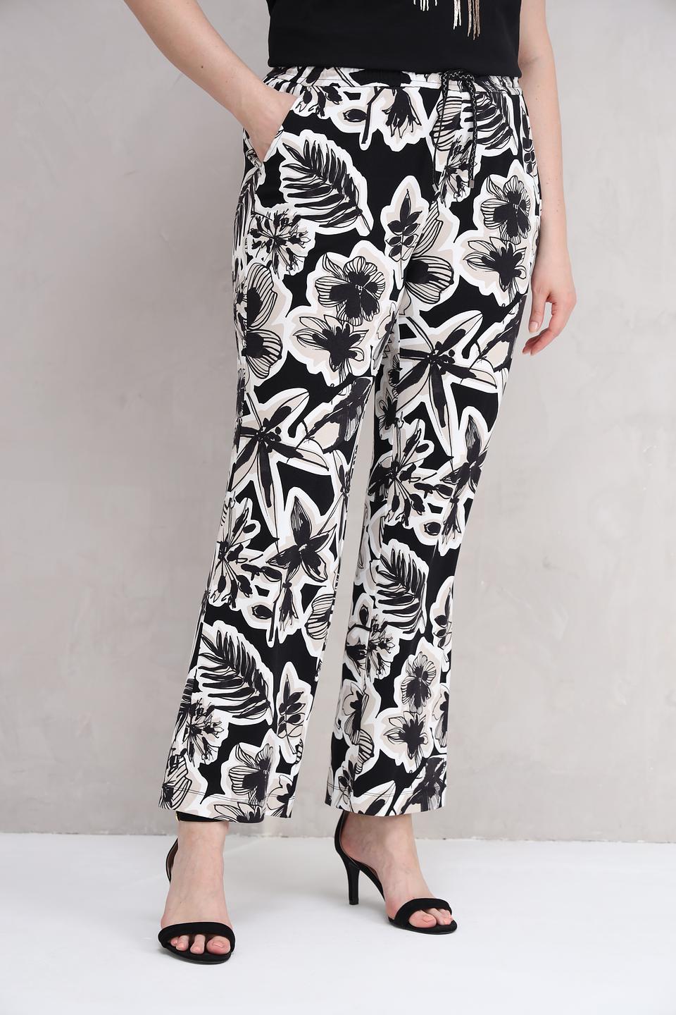 Брюки Lecomte с цветочным принтом