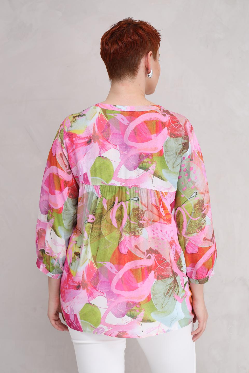 Блуза Lecomte с цветочным принтом