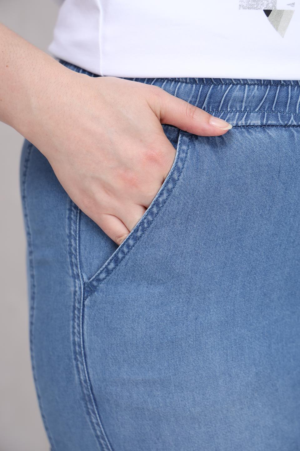 Брюки кюлоты Lecomte голубые