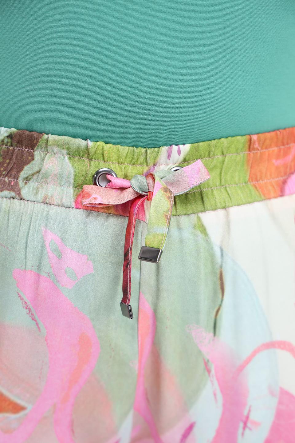 Брюки Lecomte с цветочным принтом