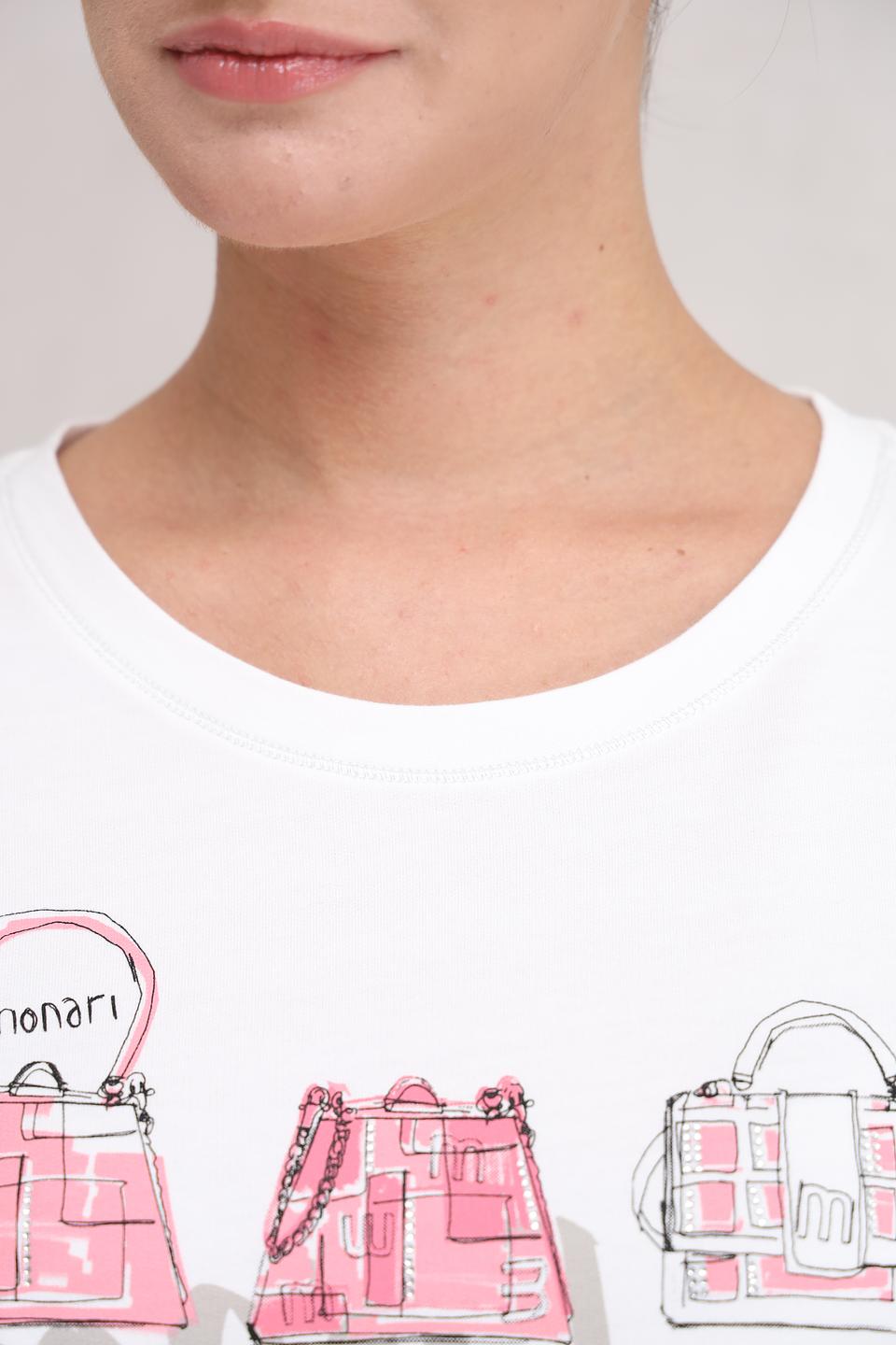 Футболка Monari с принтом сумок
