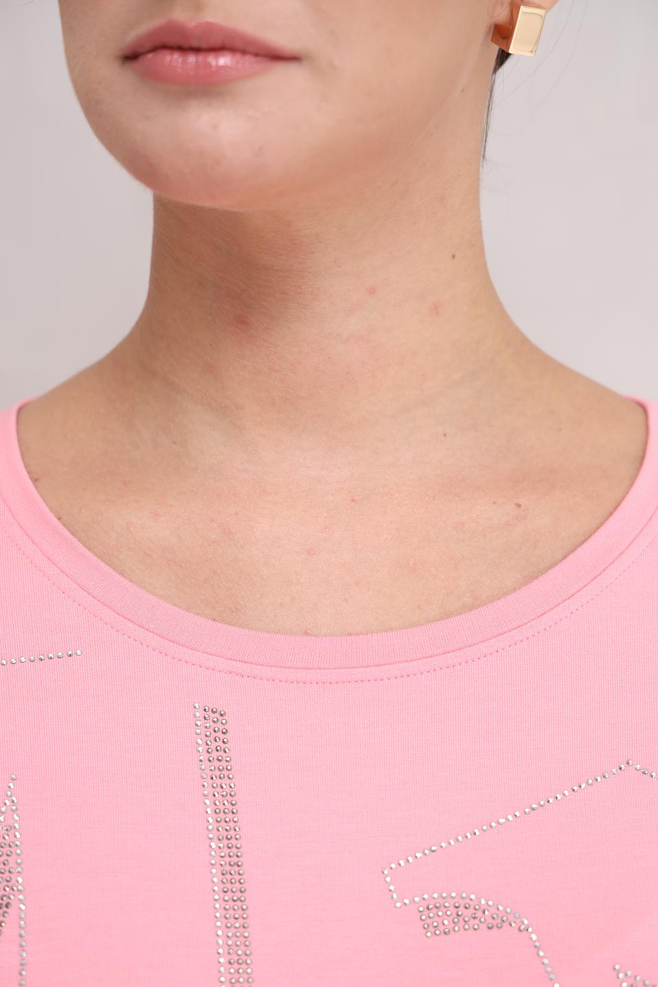 Футболка Monari с декором розовый