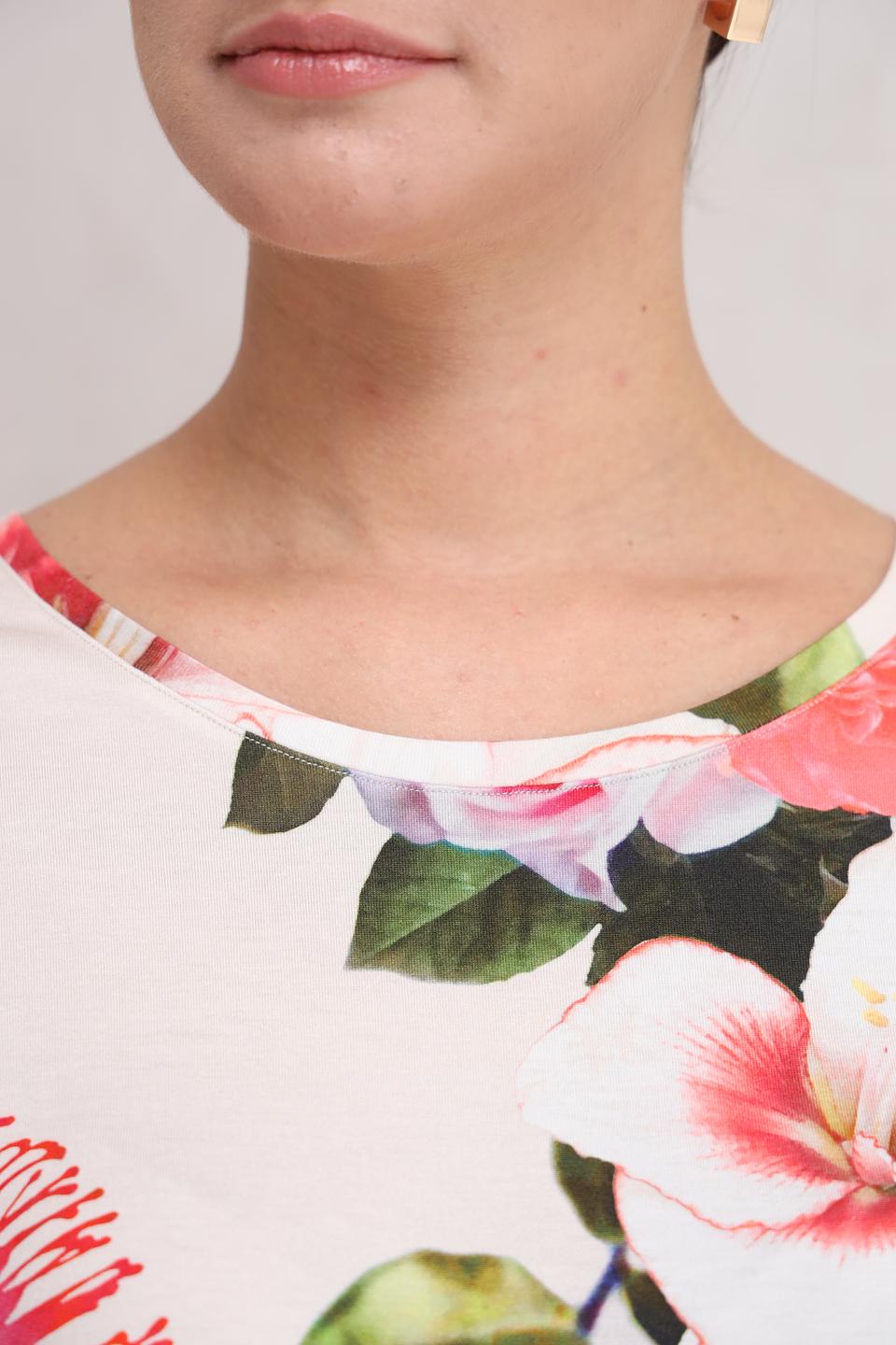 Футболка Monari с цветочным принтом
