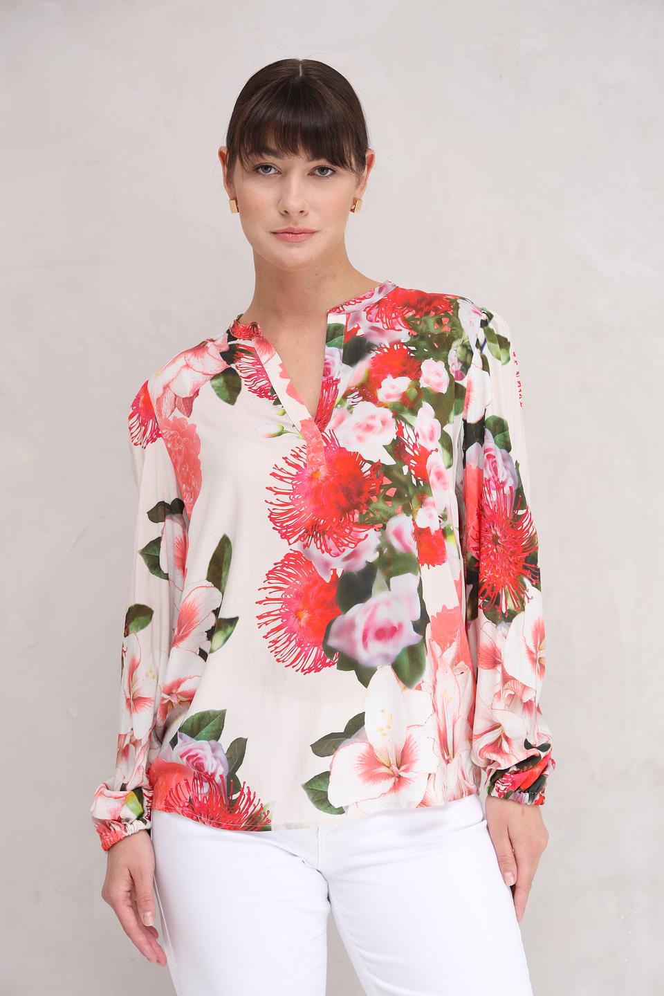 Блуза Monari цветочный принт