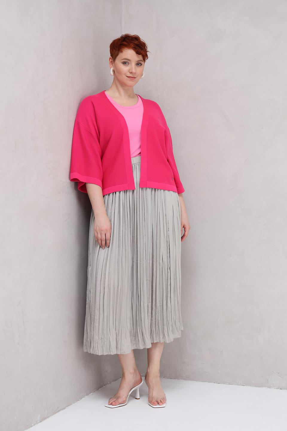 Юбка Lecomte плиссированная серая