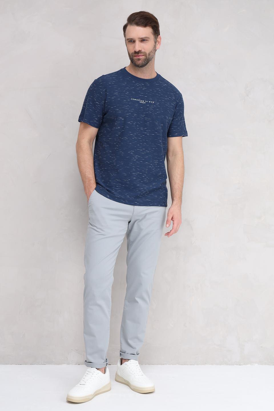 Футболка Lerros с принтом синяя