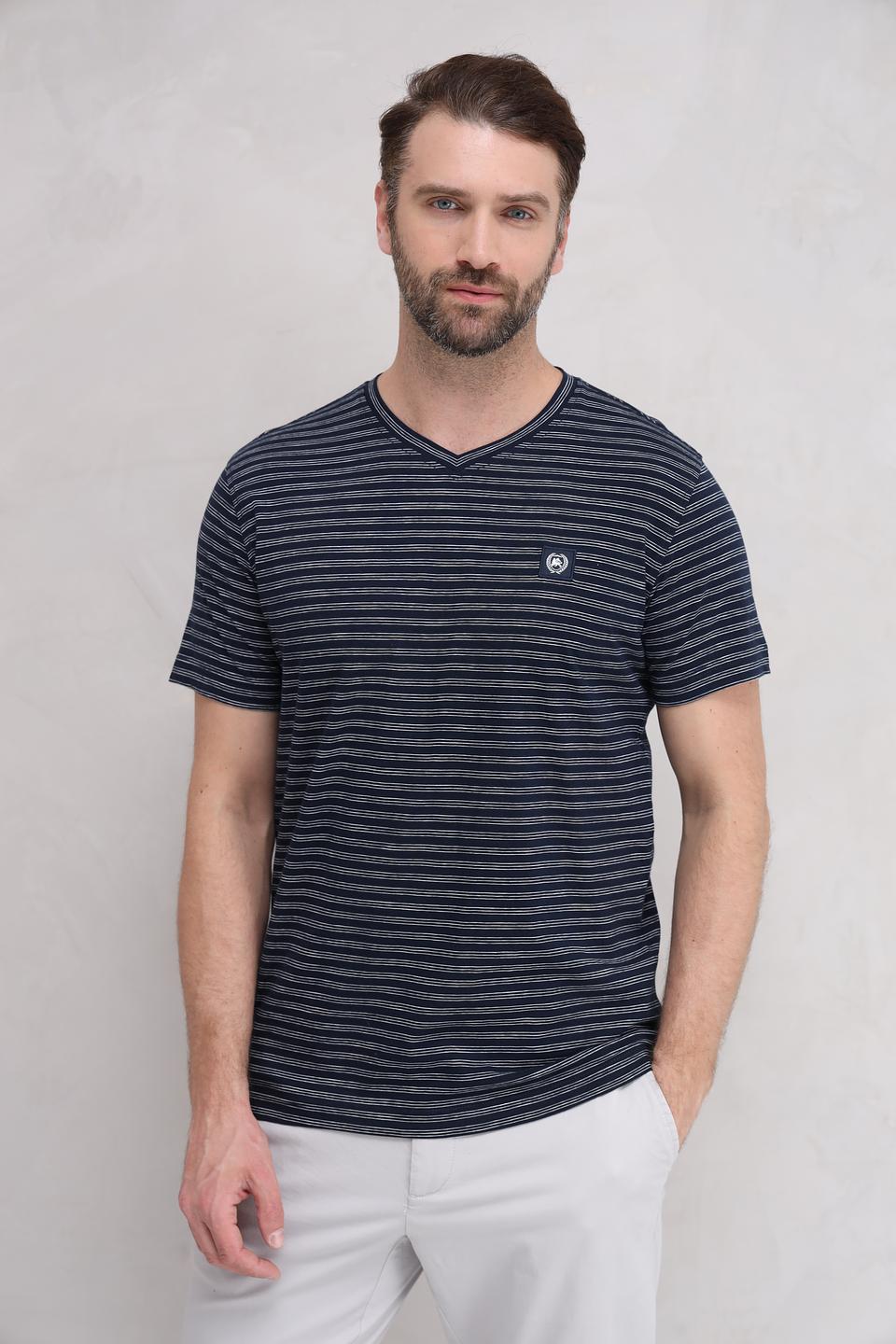 Футболка Lerros полоска V-образный вырез