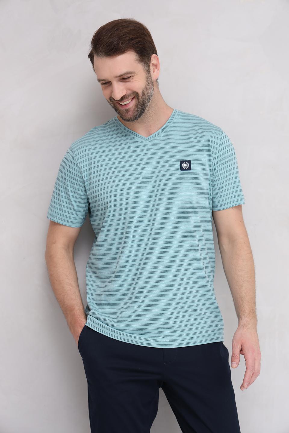 Футболка Lerros полоска V-образный вырез