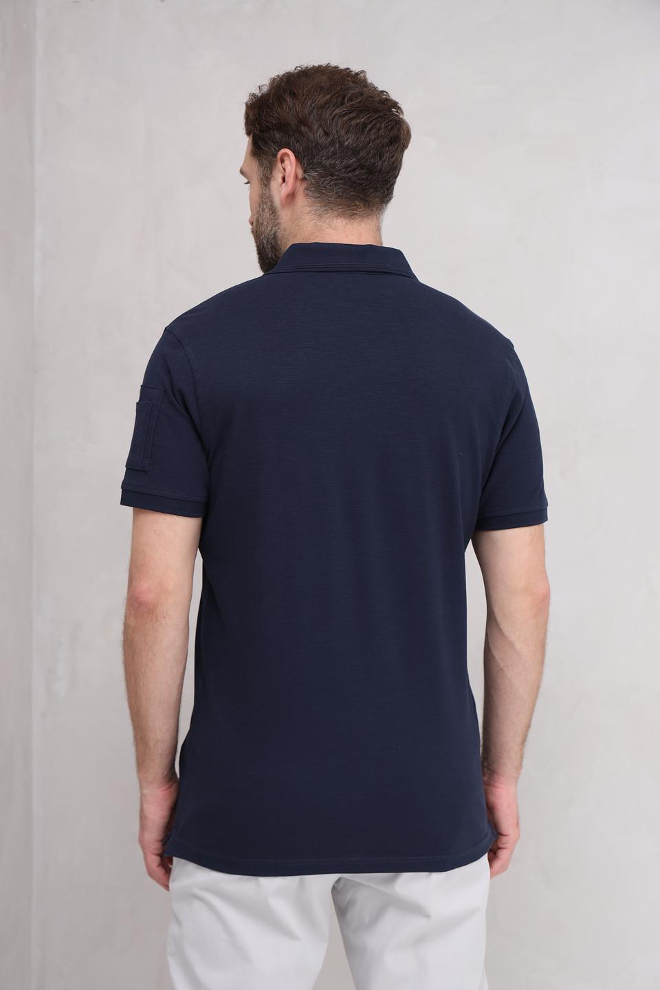 Поло Lerros men тёмно-синее