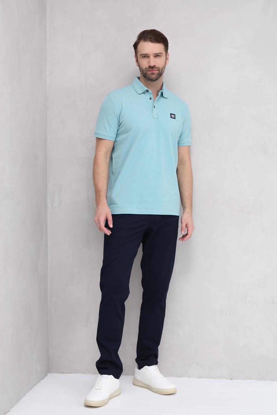 Поло Lerros бирюзовый
