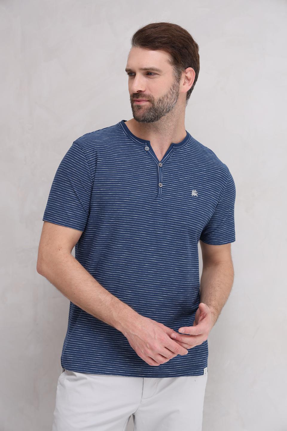 Футболка Lerros полосатая синяя