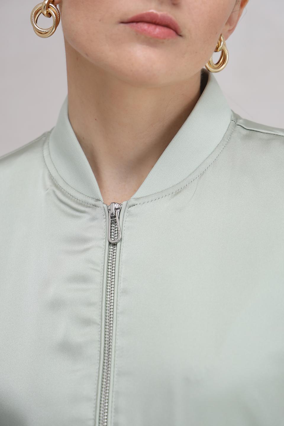 Жакет Tom Tailor бомбер мятный