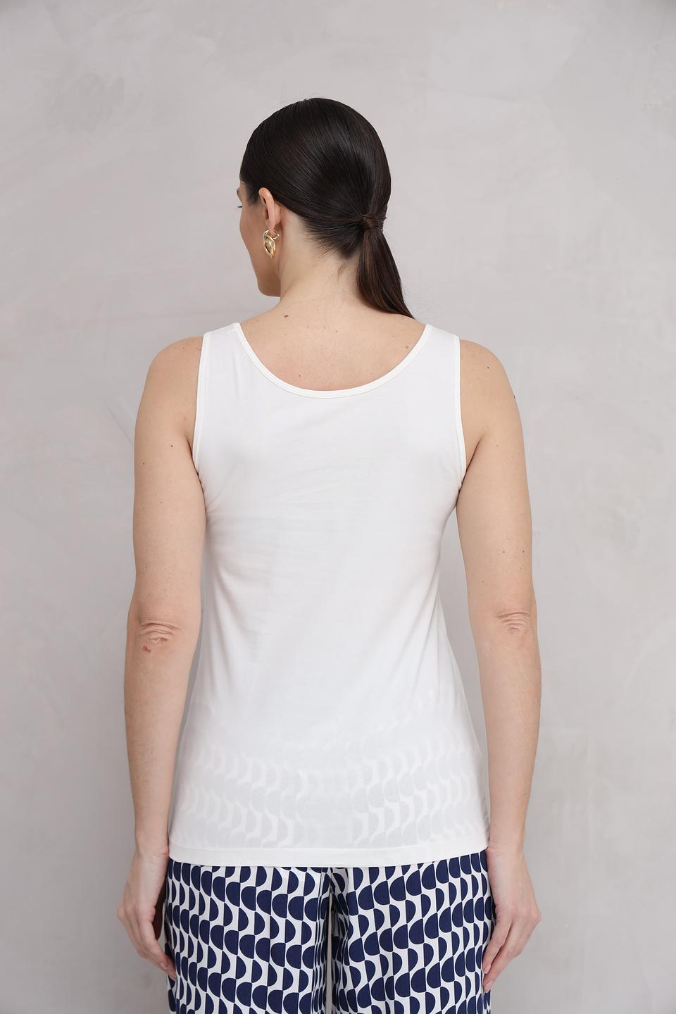 Топ Tom Tailor базовый белый