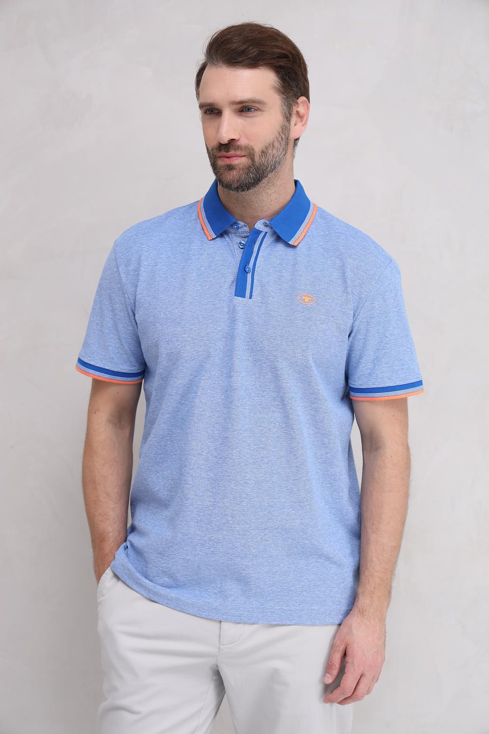 Поло Tom Tailor мужское голубое
