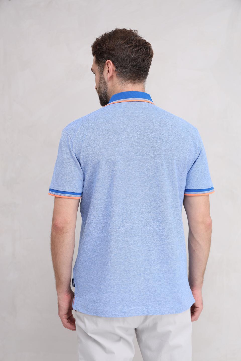 Поло Tom Tailor мужское голубое