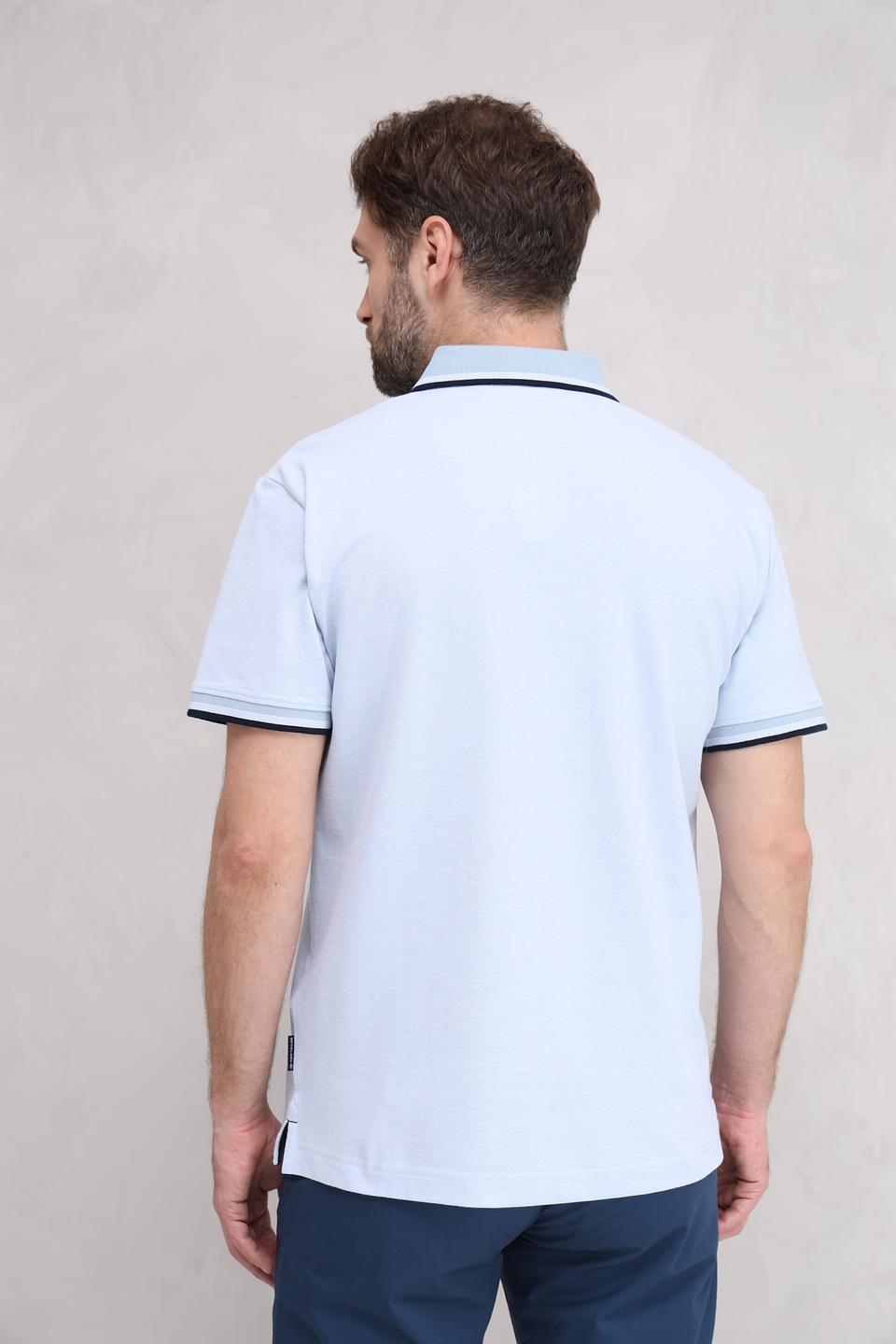 Поло Tom Tailor мужское светло-голубое