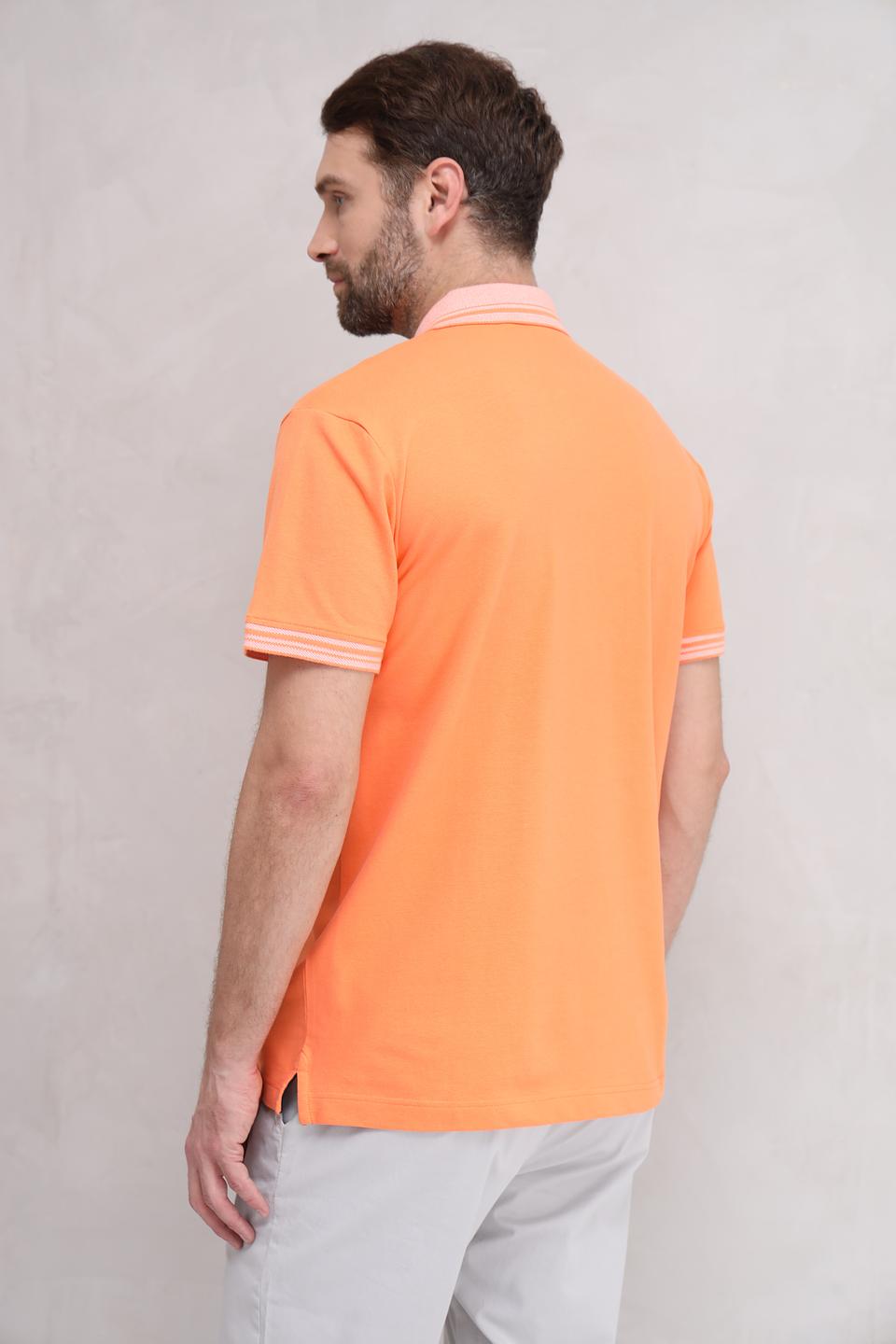 Поло Tom Tailor оранжевое