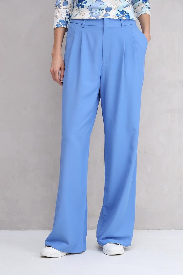 Брюки палаццо Tom Tailor голубые