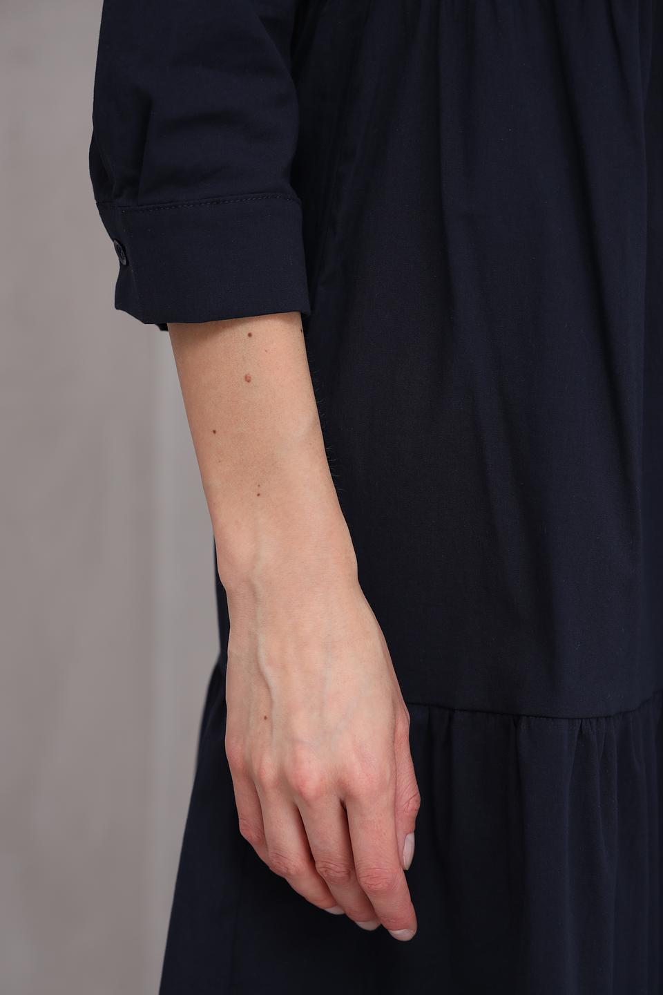 Платье рубашка More and More тёмно-синее