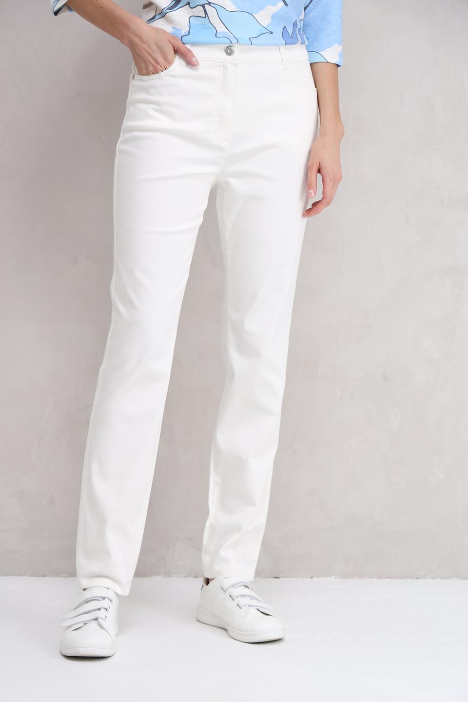 Джинсы Olsen прямые белые
