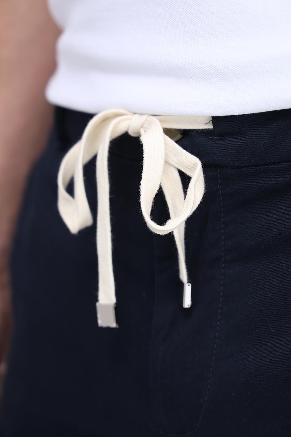 Брюки Basefield темно-синие с поясом