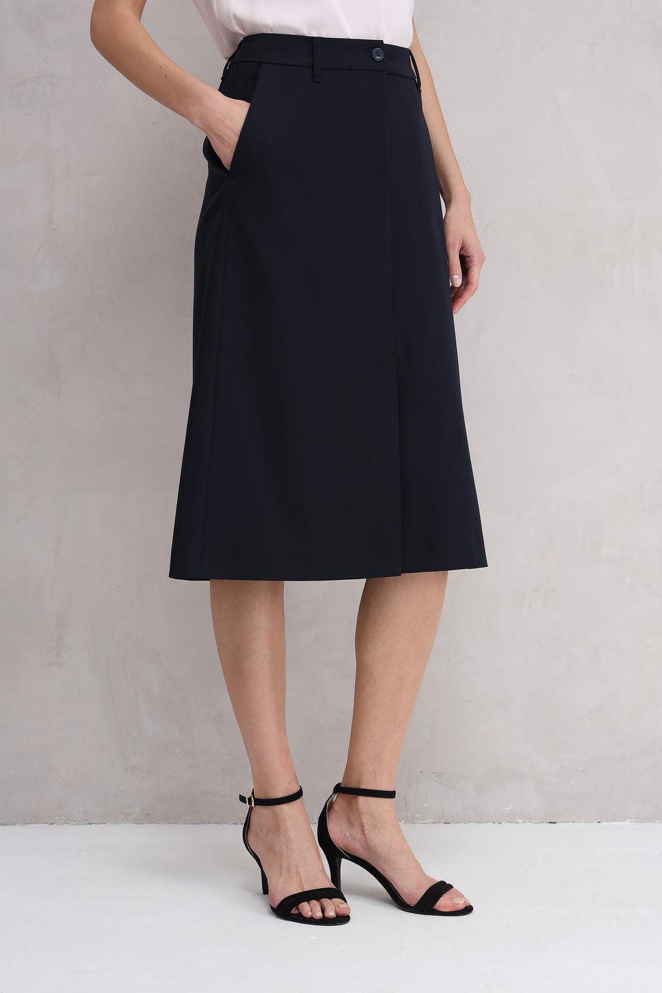 Юбка Gardeur классическая тёмно-синяя