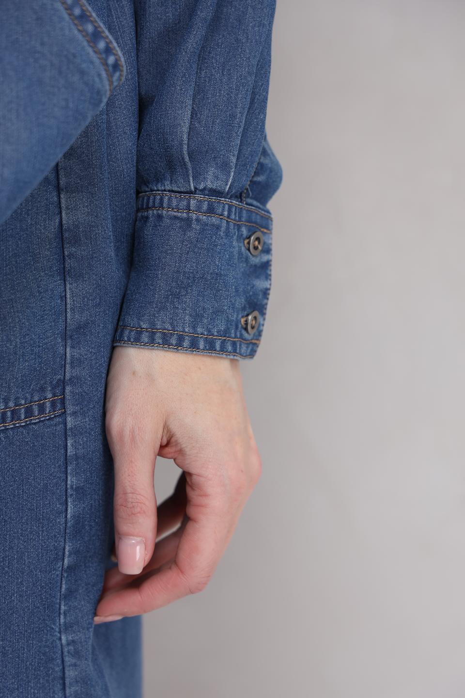 Платье рубашка Olsen деним