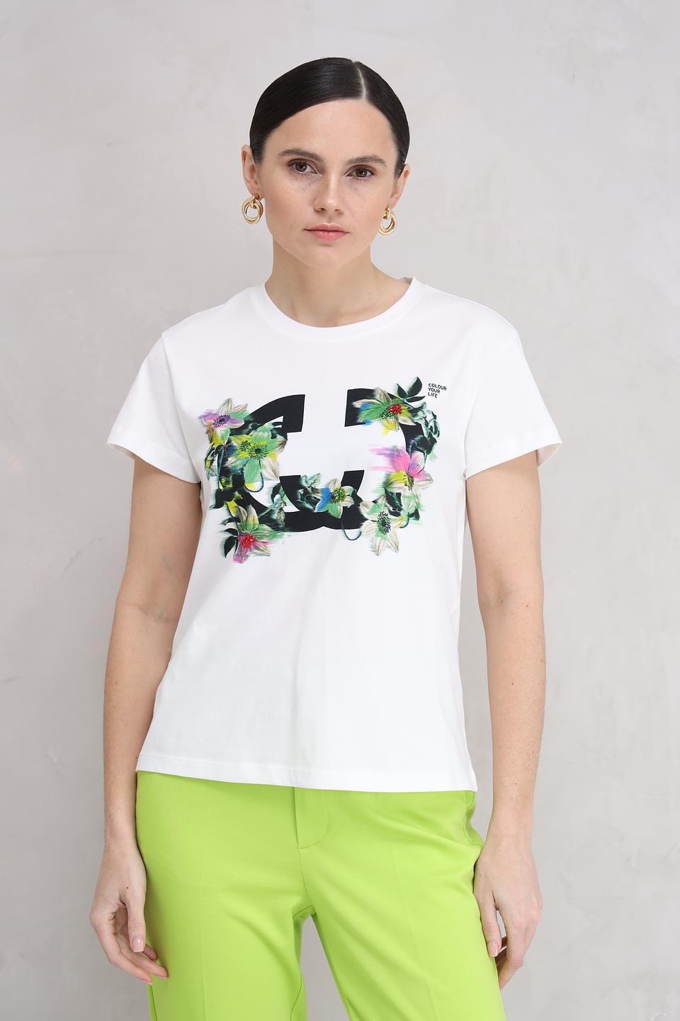 Футболка Gerry Weber с цветочным принтом