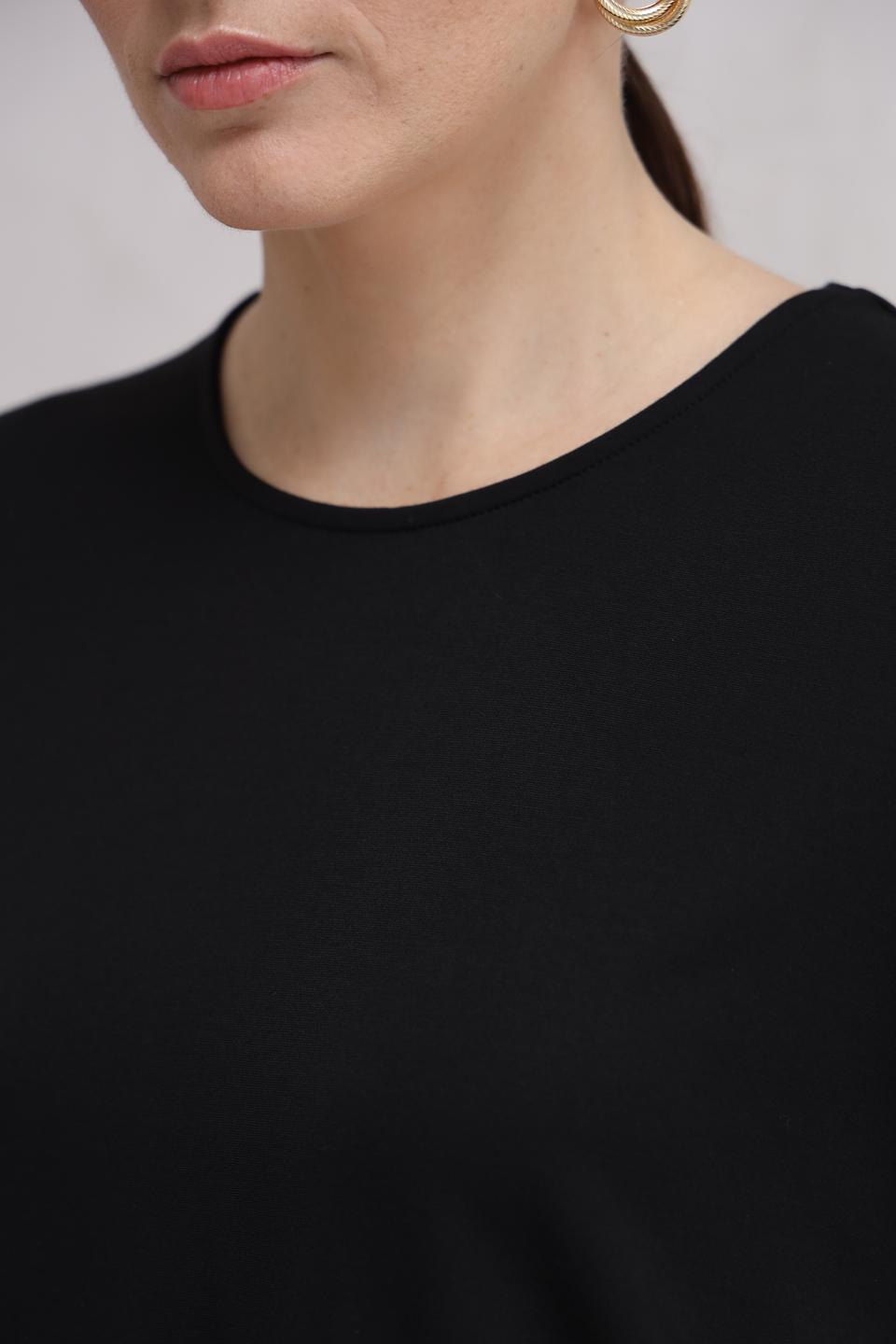 Блуза Taifun с рукавами-фонариками чёрная