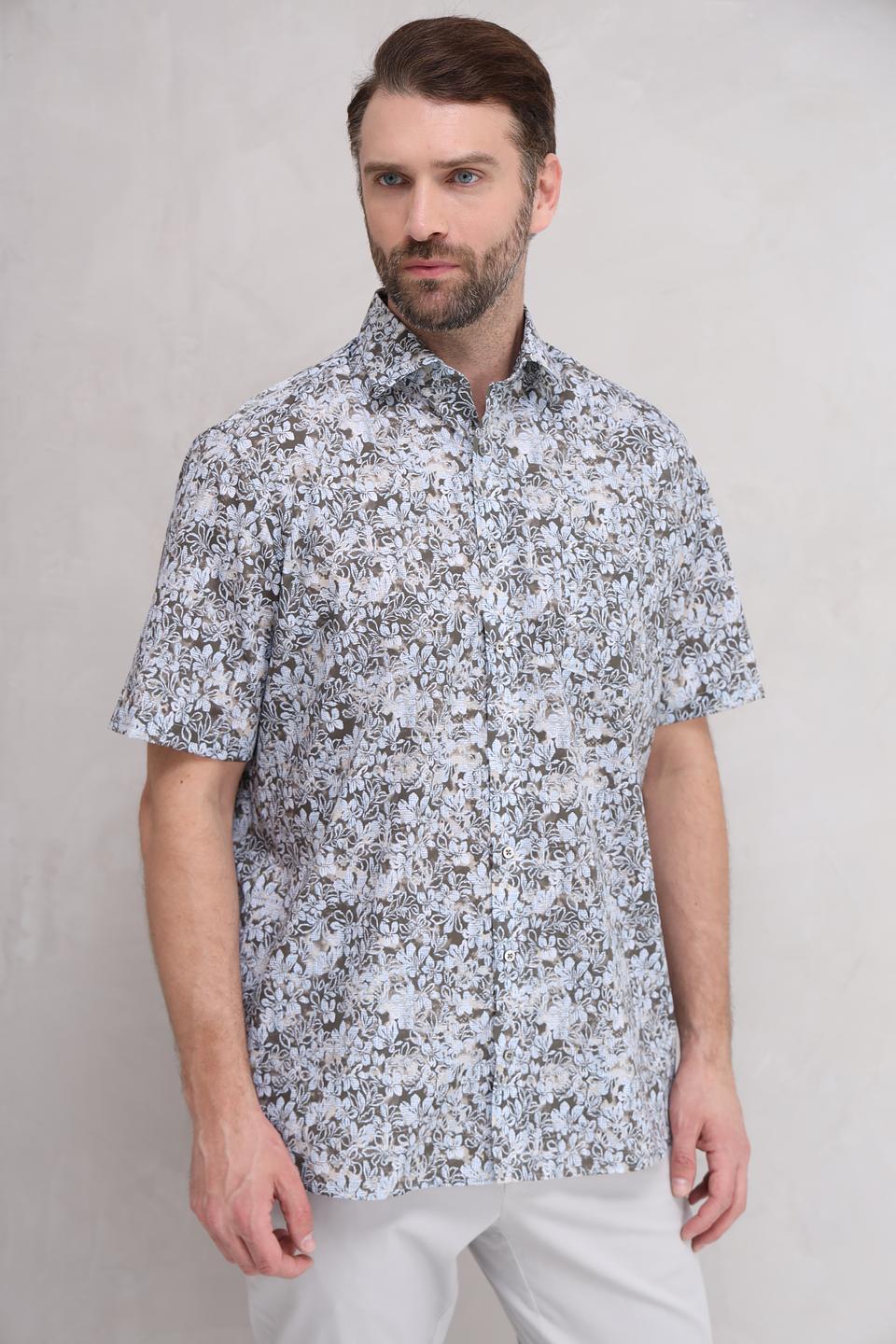 Рубашка кр Casa Moda с принтом