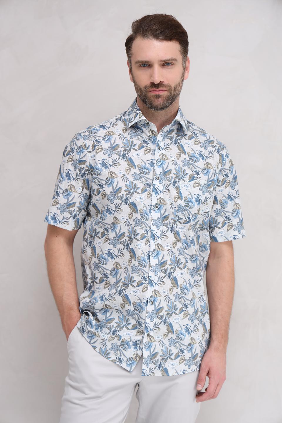 Рубашка кр Casa Moda с принтом