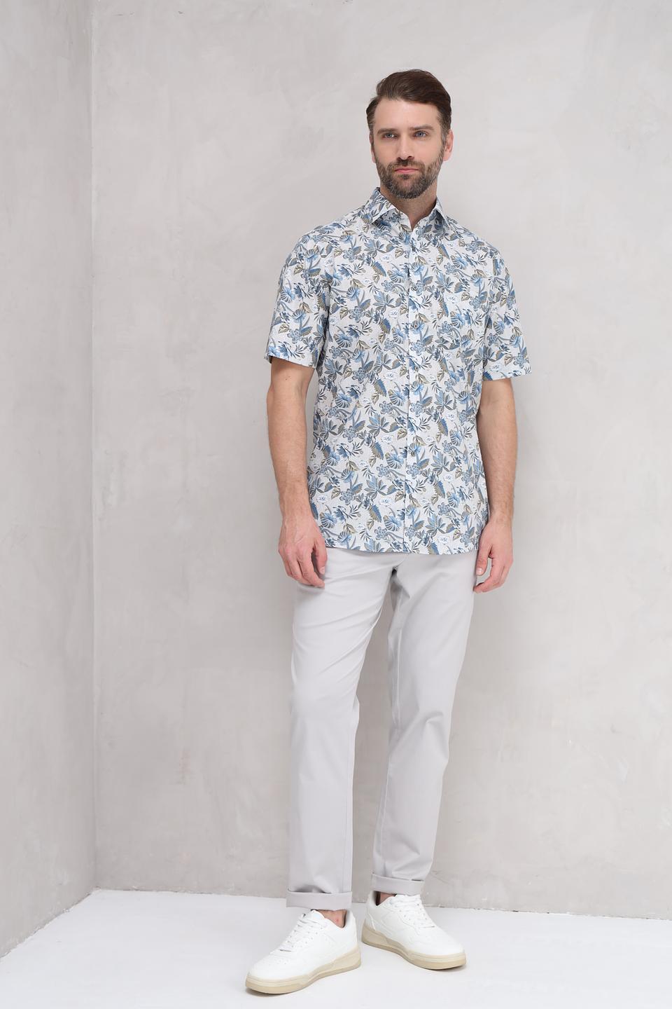 Рубашка кр Casa Moda с принтом