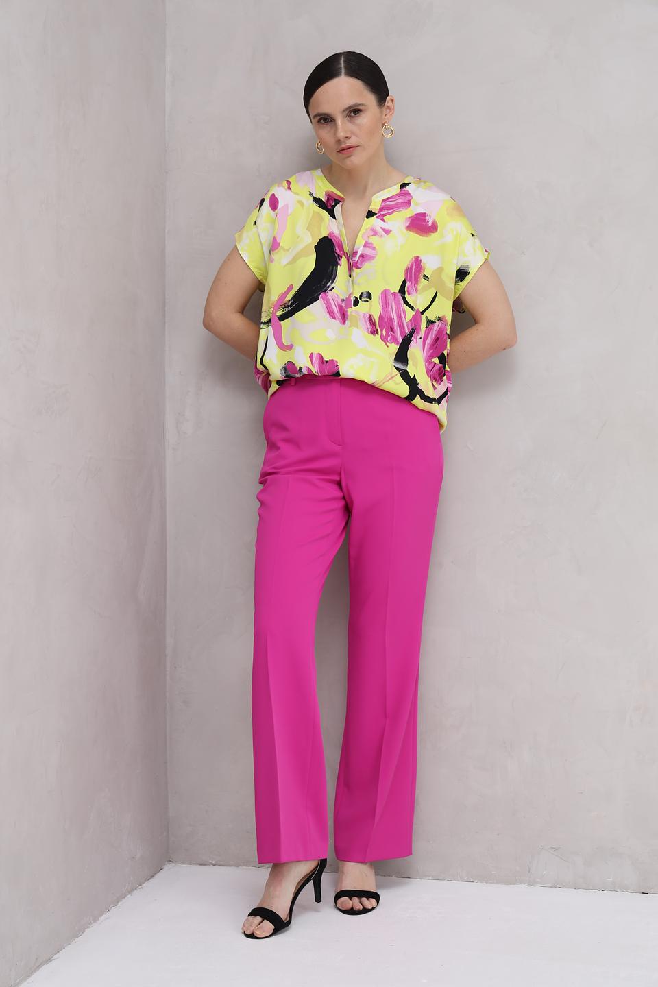 Блуза Taifun с абстрактным принтом