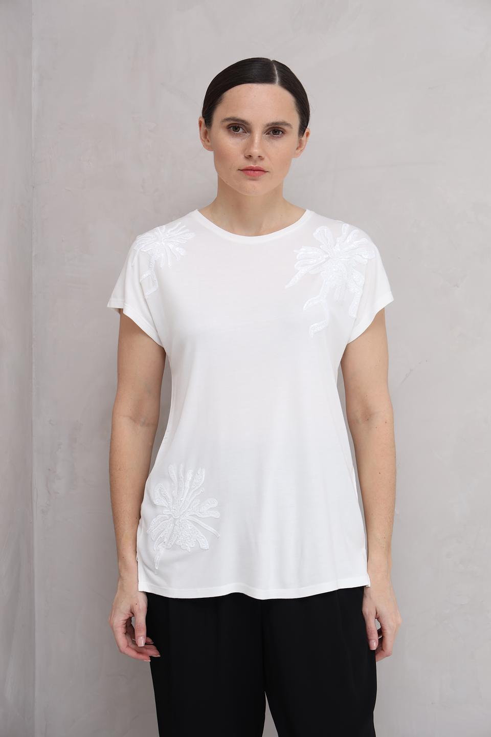 Футболка Taifun с вышивкой