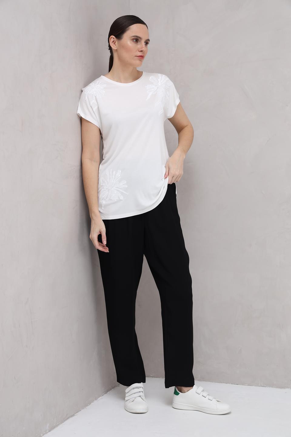 Футболка Taifun с вышивкой